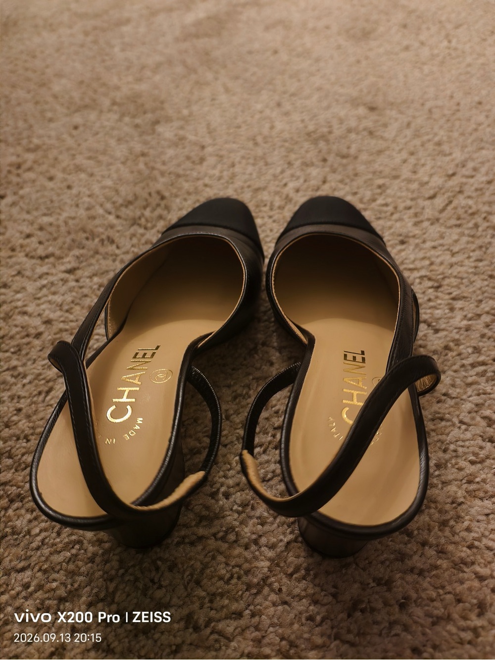 Chanel Slingback heels, size 35